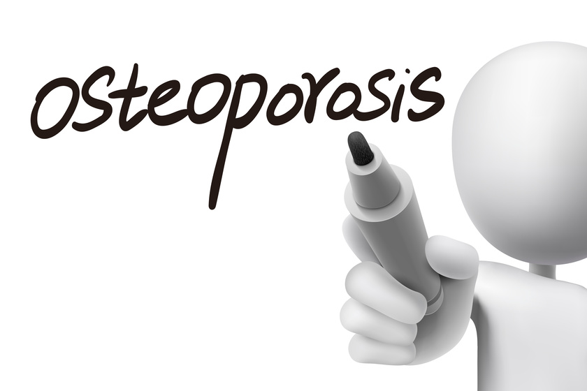 osteoporosis word written by 3d man osteoporosis word written by 3d man
