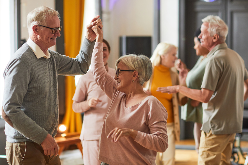 Senior People Dancing in Retirement Home 5 Tips For Building A Relationship With Team Members At Independent Living Homes In Kennedale, TX