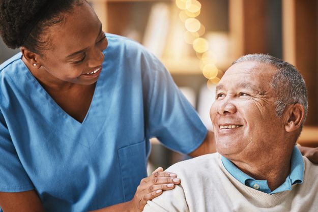 Help, support and medical with nurse and old man for retirement, rehabilitation or healing Help, support and medical with nurse and old man for retirement, rehabilitation or healing
