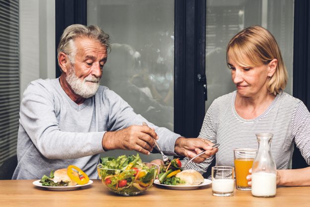 senior couple breakfast home food lifestyle eating table senior couple breakfast home food lifestyle eating table