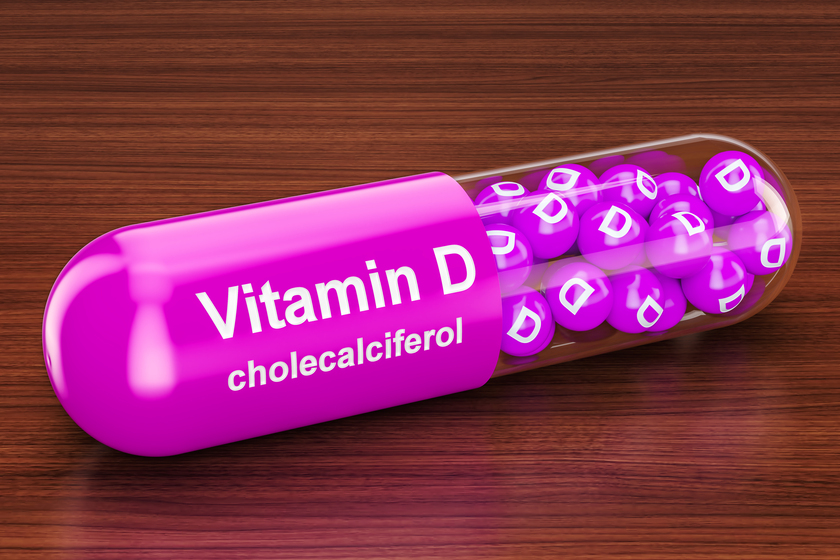 Vitamin D capsule on the wooden table. 3D rendering How Texas Retirement Communities Help Residents Get Enough Vitamin D