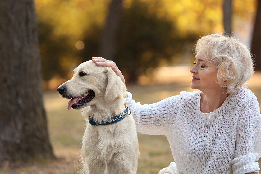 beautiful senior woman