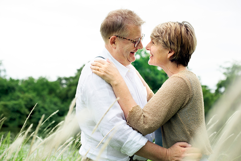 Mature couple Spending time together
