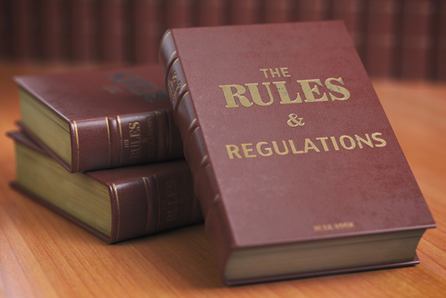 rules regulations books official instructions directions