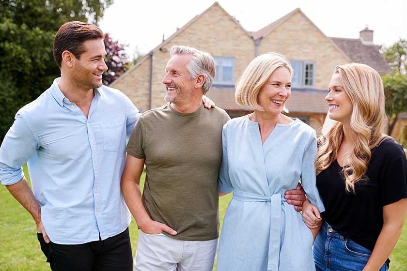 Family With Senior Parents