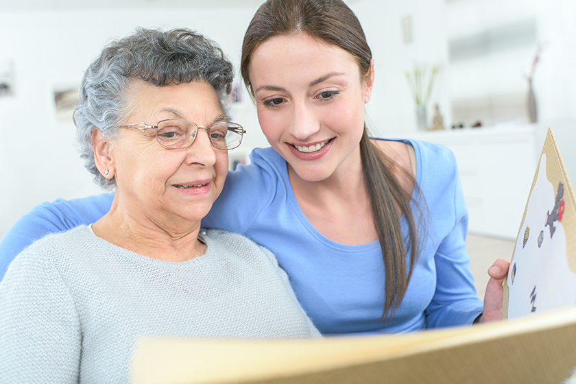 Friendship between grandmother and granddaughter