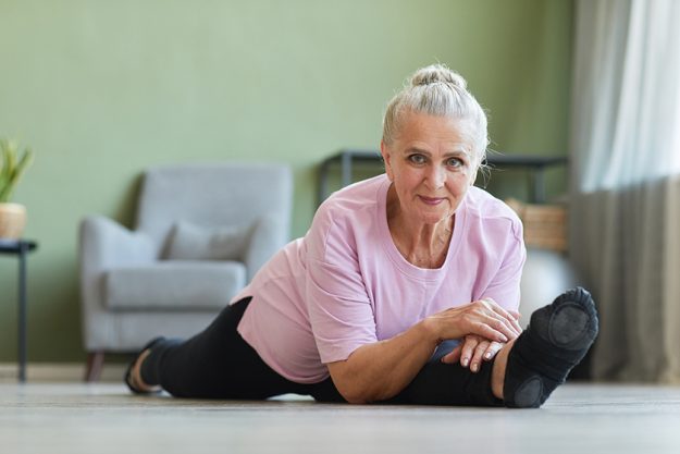 Senior active woman