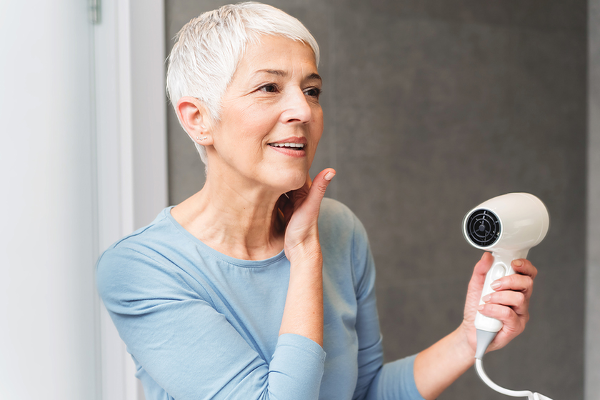 Senior woman with gorgeous smile