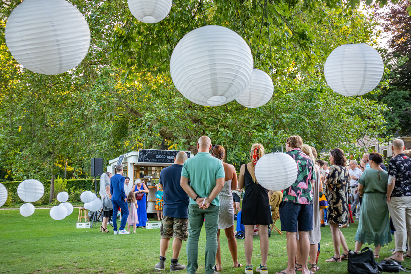 People hanging out ordering food and drinks in a local park at R Explore Fun Senior-Friendly Local Events While Living In Temple, TX