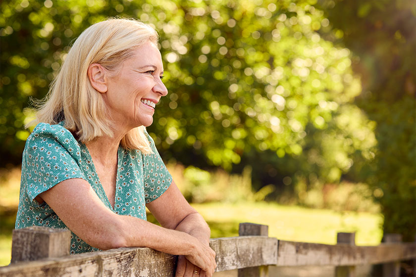 Portrait Of Casually Dressed Mature Or Senior Woman