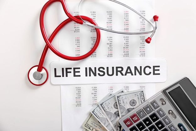 Composition of life insurance symbols