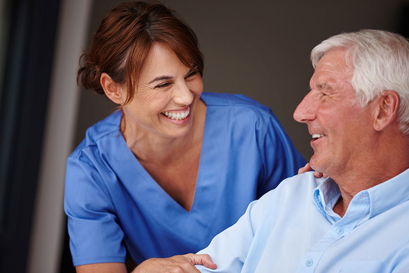 How are you feeling today cropped shot of a female nurse checking on her senior How are you feeling today cropped shot of a female nurse checking on her senior