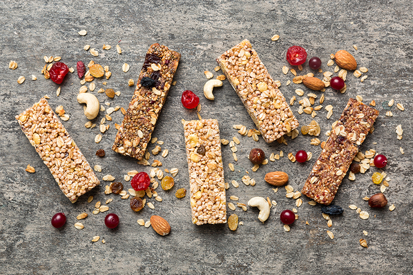 various granola bars table background cereal granola bars superfood breakfast