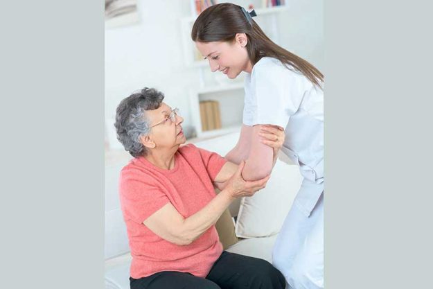 caregiver in the house