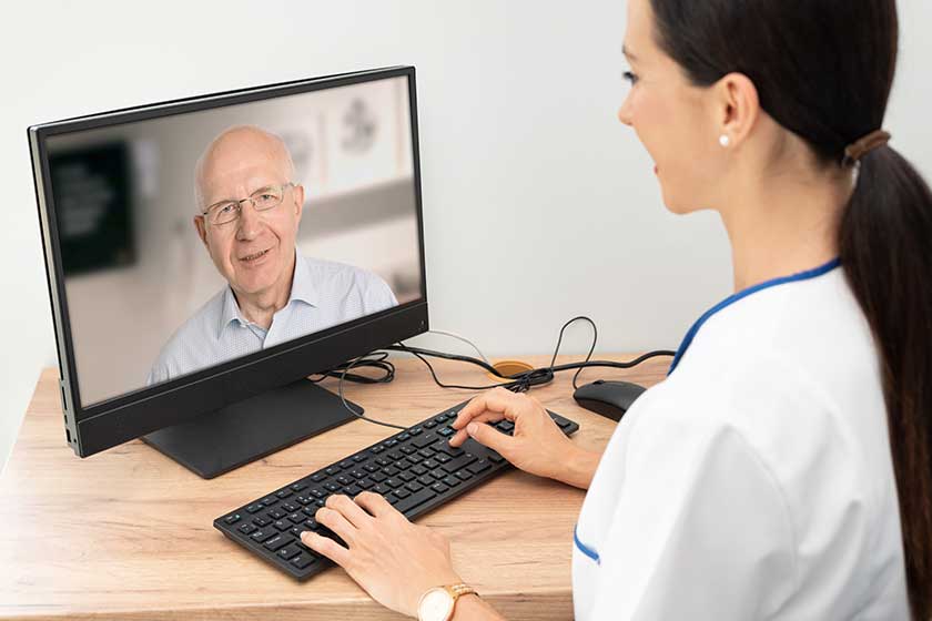 doctor senior man patient medical consultation telehealth telemedicine remote health doctor senior man patient medical consultation telehealth telemedicine remote health