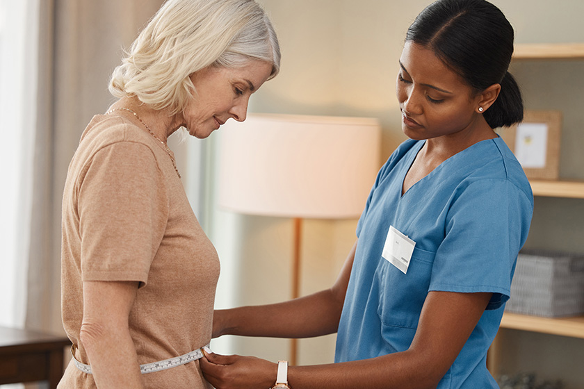 the diet you put me on did me good shot of a doctor