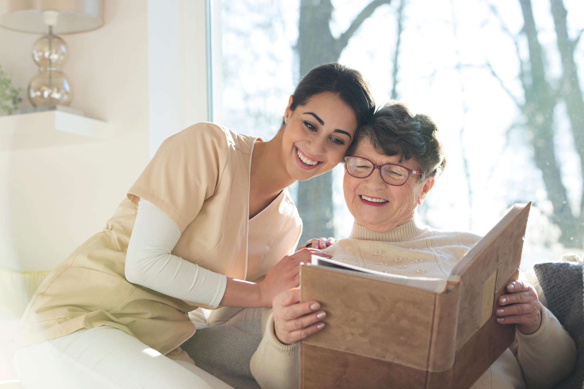 Geriatric,Patient,With,Dementia,Together,With,A,Professional,Rehabilitation,Nurse Geriatric,Patient,With,Dementia,Together,With,A,Professional,Rehabilitation,Nurse