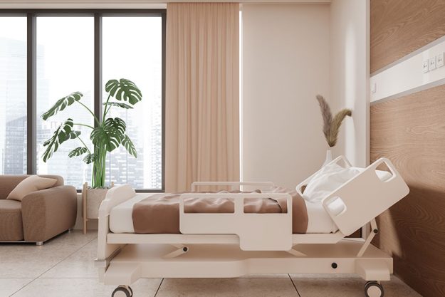 Stylish private hospital room interior bed sofa panoramic window singapore Stylish private hospital room interior bed sofa panoramic window singapore