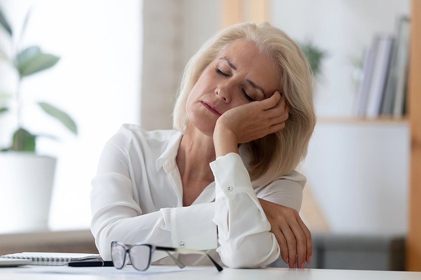 exhausted senior businesswoman fall asleep exhausted senior businesswoman fall asleep