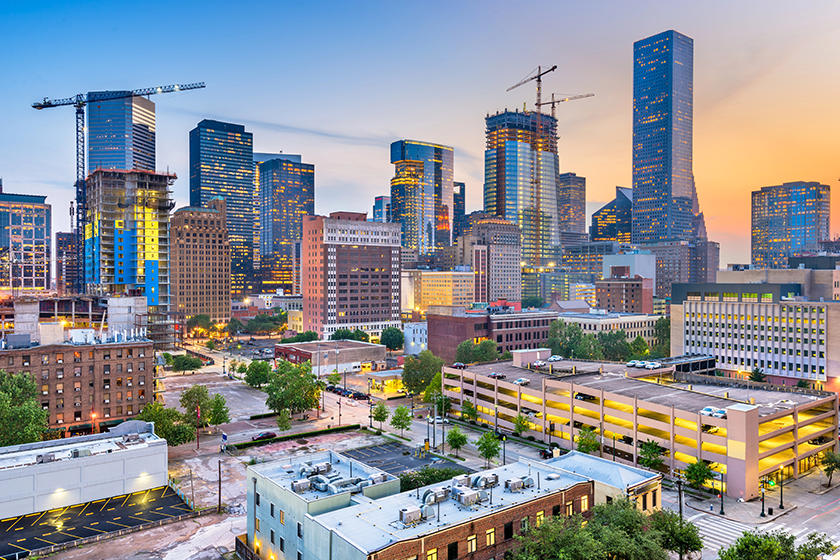 houston texas usa downtown city houston texas usa downtown city