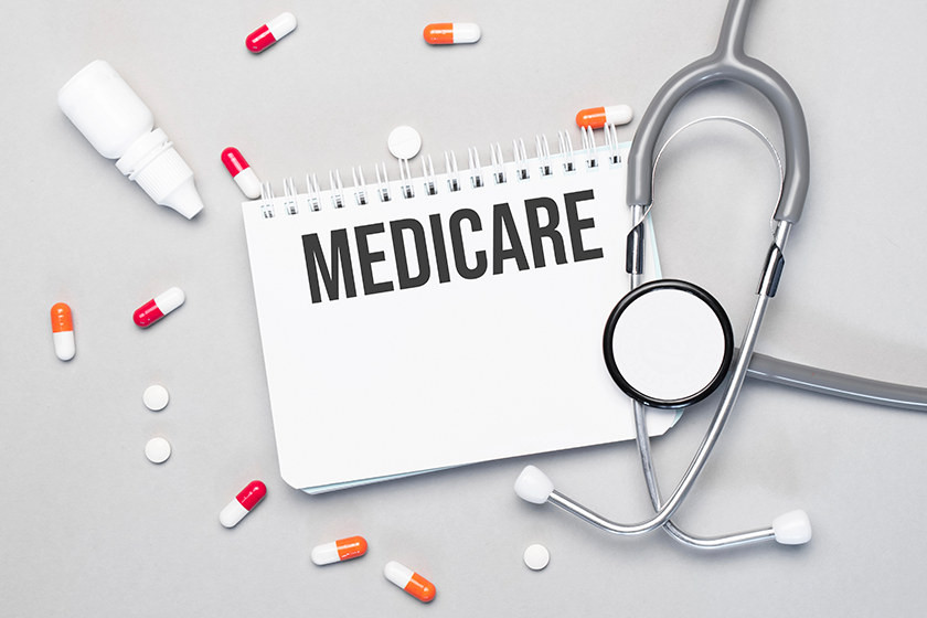 notebook text medicare next stethoscope pills