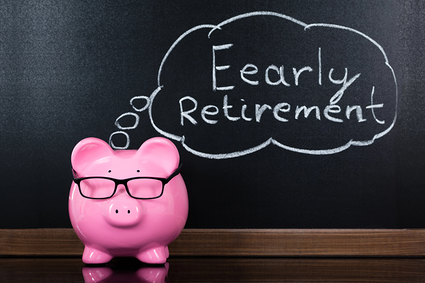 saving for retirement concept