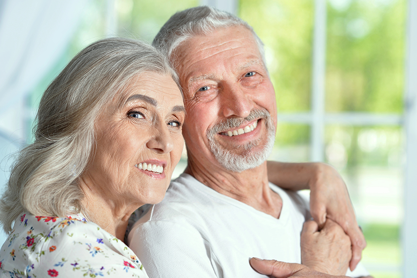 happy senior couple posing happy senior couple posing