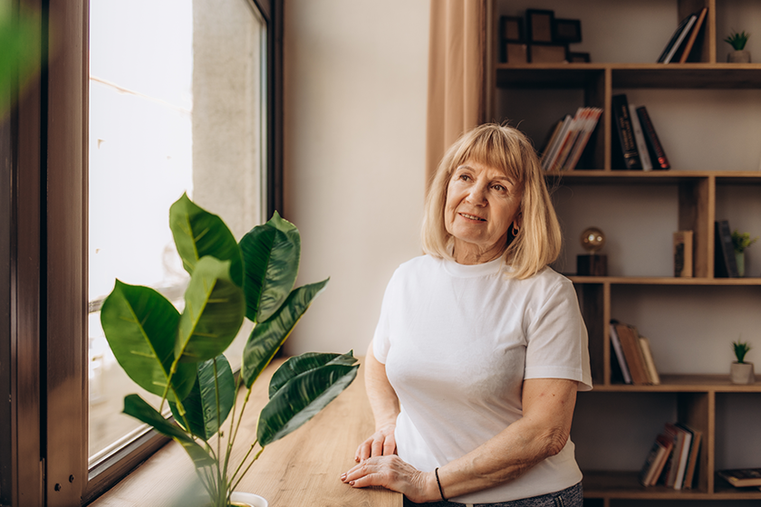 retirement problems worried depressed old age latin lady