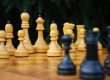 Chess game opening first move with a white pawn