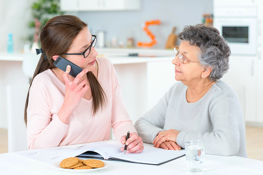 helping old lady sort her finances helping old lady sort her finances