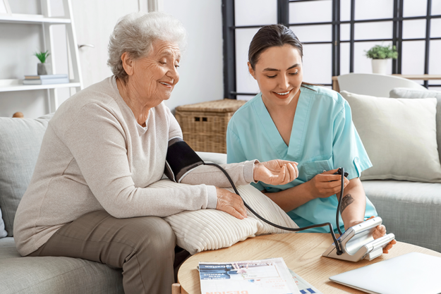 senior woman physical therapist