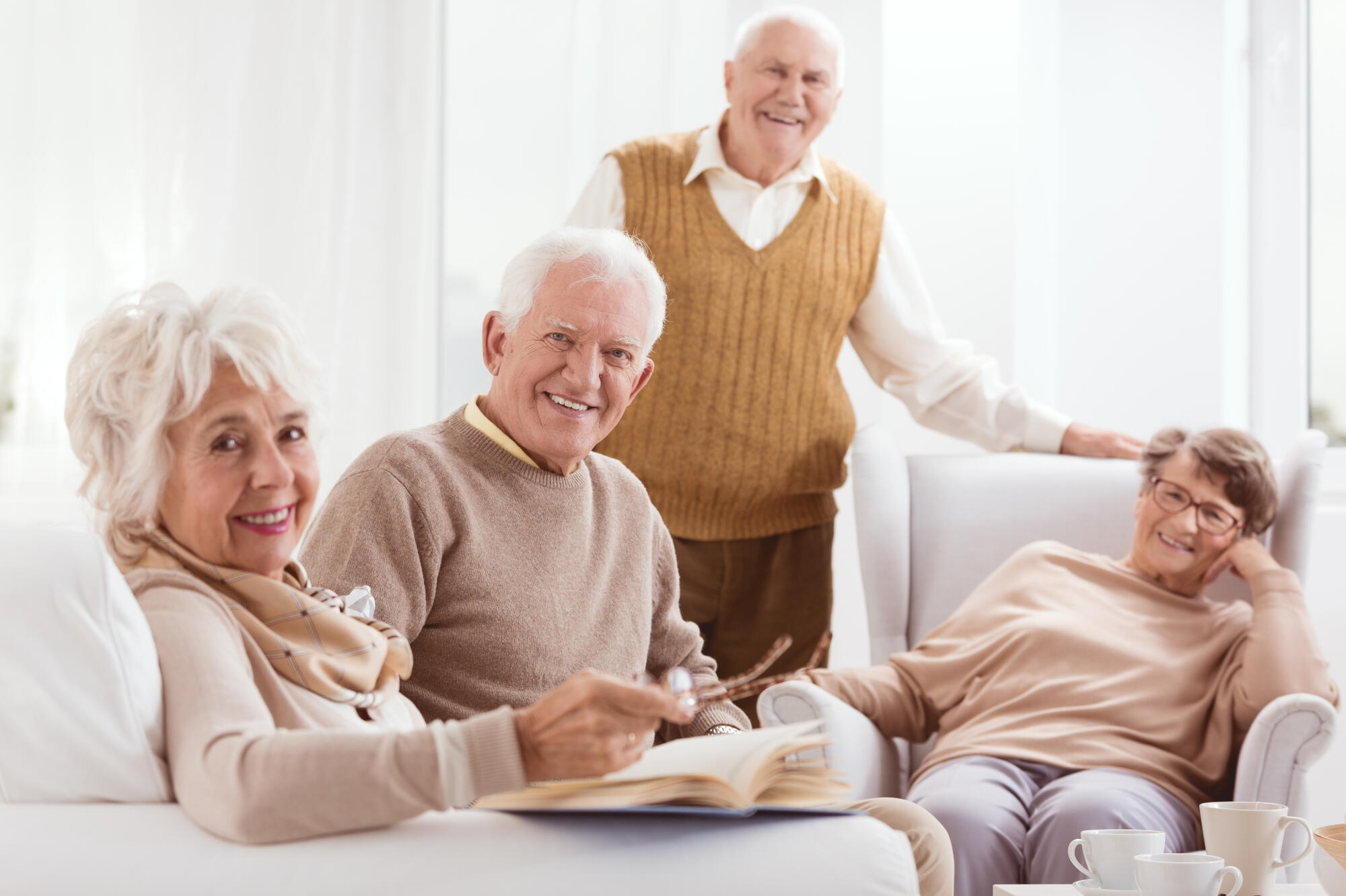 Happy,Pensioners,Of,Retirement,Home,Relaxing,Together Happy,Pensioners,Of,Retirement,Home,Relaxing,Together