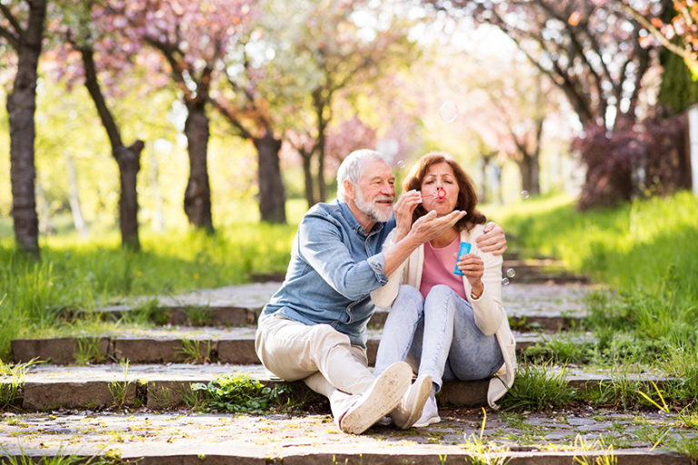 beautiful senior couple in love beautiful senior couple in love