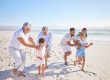 children being chased parents grandparents